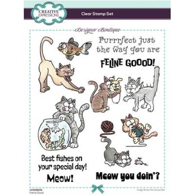 Creative Expressions Designer Boutique Stempel - Feline Good!